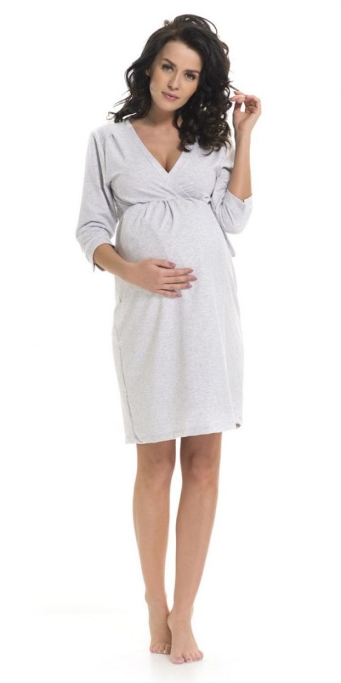 SZLAFROK DOBRANOCKA 9243 L melange - grey Dobranocka SZLAFROK DOBRANOCKA 9243 L melange - grey Dobranocka