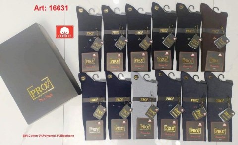 PRO SKARPETY MĘSKIE PRO 16631 41-44 MIX PRO SKARPETY MĘSKIE PRO 16631 41-44 MIX