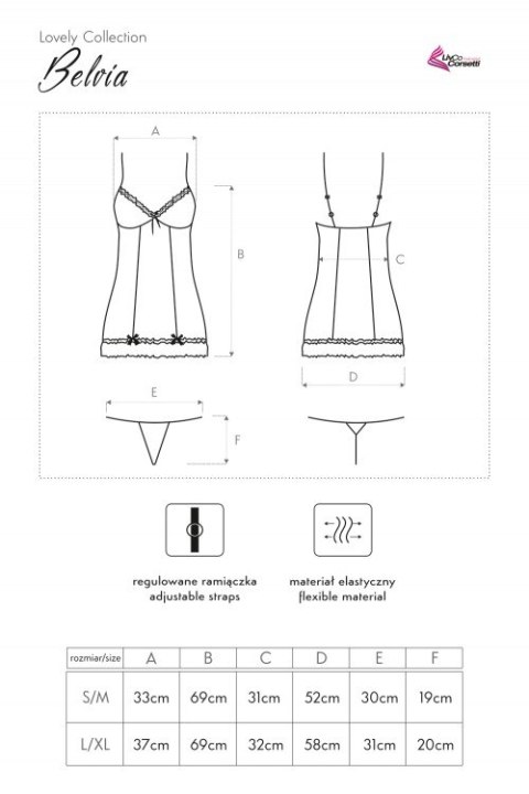 LivCo Corsetti Fashion Belvia LC 90213 - S/M LivCo Corsetti Fashion Belvia LC 90213 - S/M