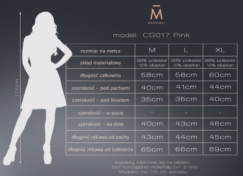 Merribel CG017 Pink - XL Merribel CG017 Pink - XL