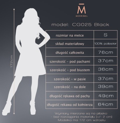 Merribel CG025 Black - S Merribel CG025 Black - S