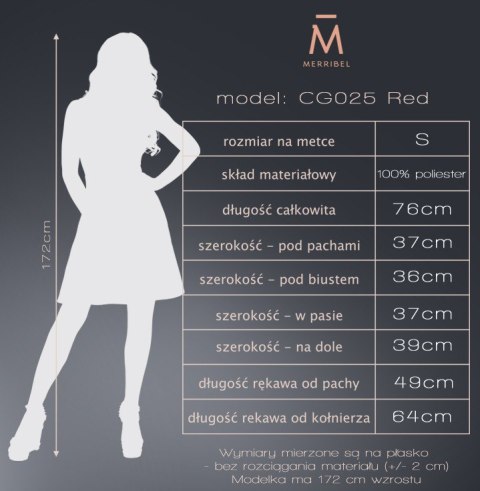 Merribel CG025 Red - S Merribel CG025 Red - S
