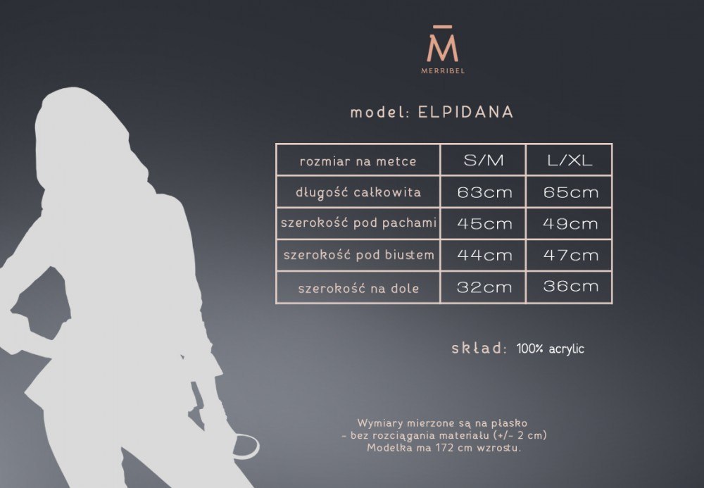 Merribel Elpidana Black - S/M Merribel Elpidana Black - S/M