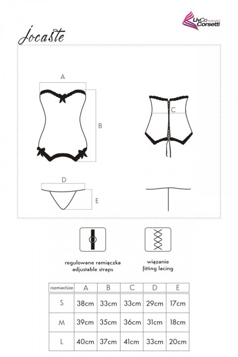 LivCo Corsetti Fashion Jocaste LC 16039 - L LivCo Corsetti Fashion Jocaste LC 16039 - L