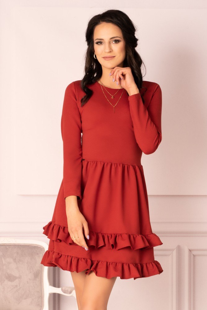 Merribel Madelana Brick Red - S Merribel Madelana Brick Red - S